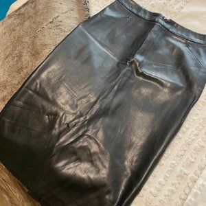 Zara Leather Pencil Skirt